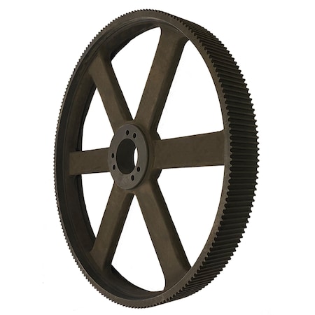 B&B Manufacturing QD192-14M-85-F, Timing Pulley, Cast Iron, Black Oxide,  QD192-14M-85-F